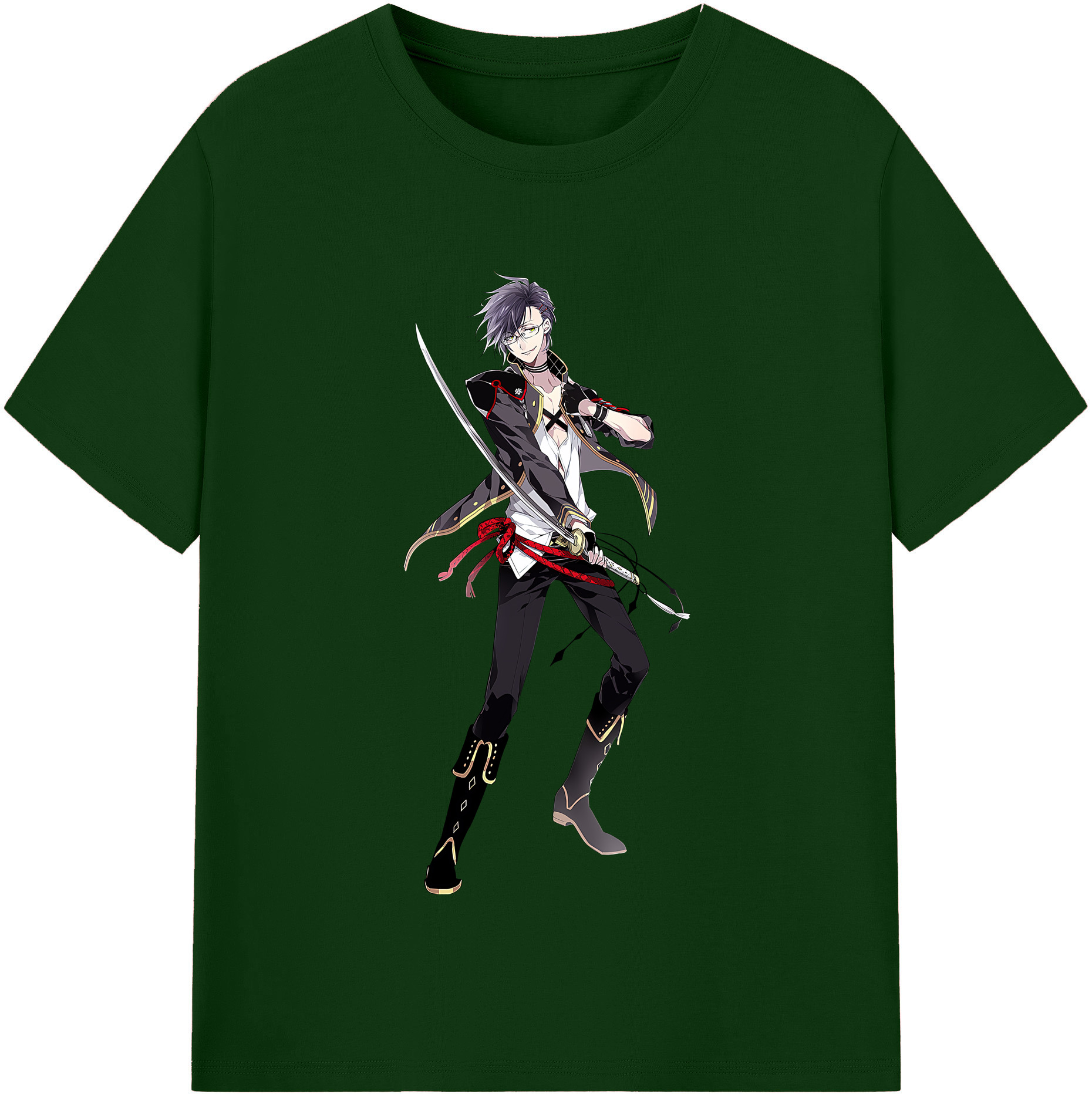 （画像用） 刀剣乱舞 Touken Ranbu 綿100％半袖Tシャツ（フロントプリント）